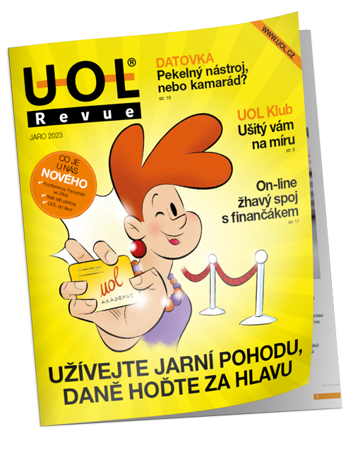 Titulek časopisu UOL Revue jaro 2023